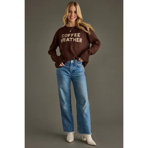 NWT Coffee Weather Knit Sweater Panache Brown Tan - Size XL - Picture 2 of 10